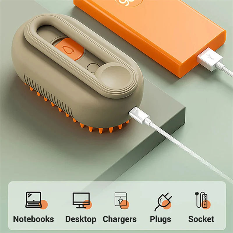 Steamy Pet Brush